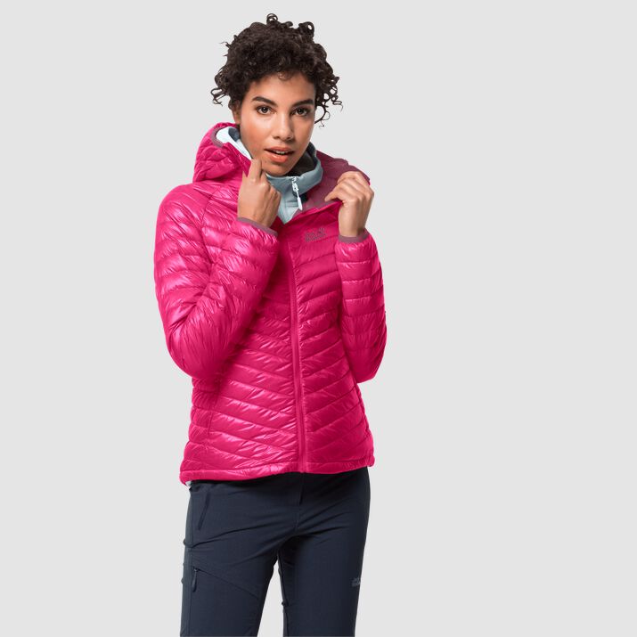 Jack Wolfskin Womens Atmosphere Down Jacket Pink 514837YLQ